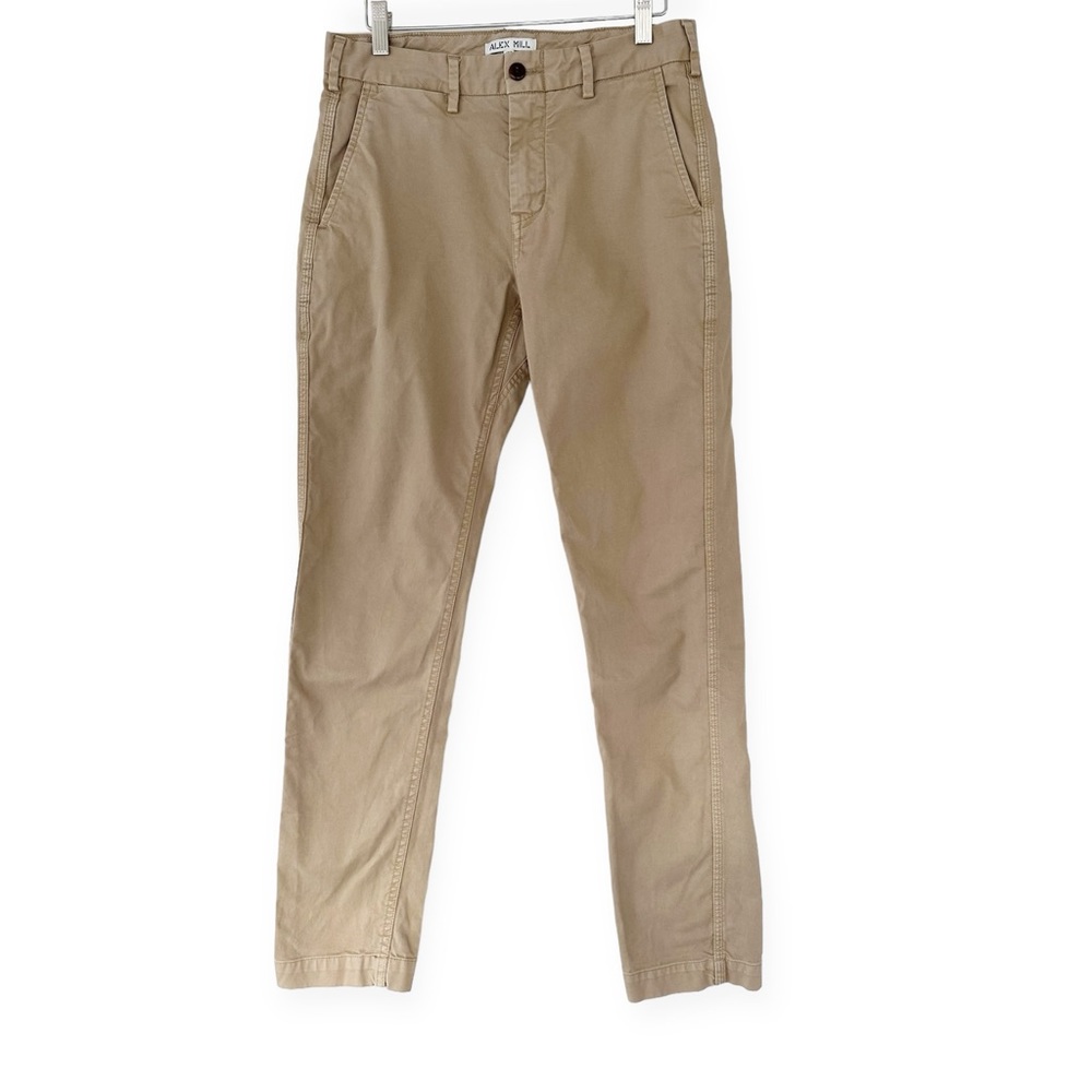 Alex Mill • Vintage Washed Khaki Straight Leg Chino Pants 28 x 30